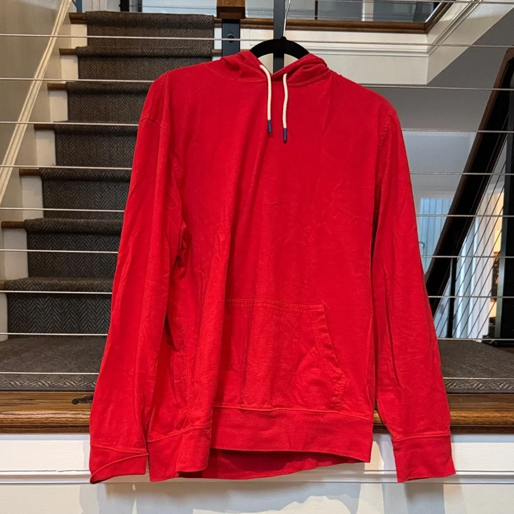 J. Crew Red Hoodie Sweatshirt